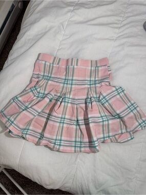 Tilly’s Pink Plaid Skirt